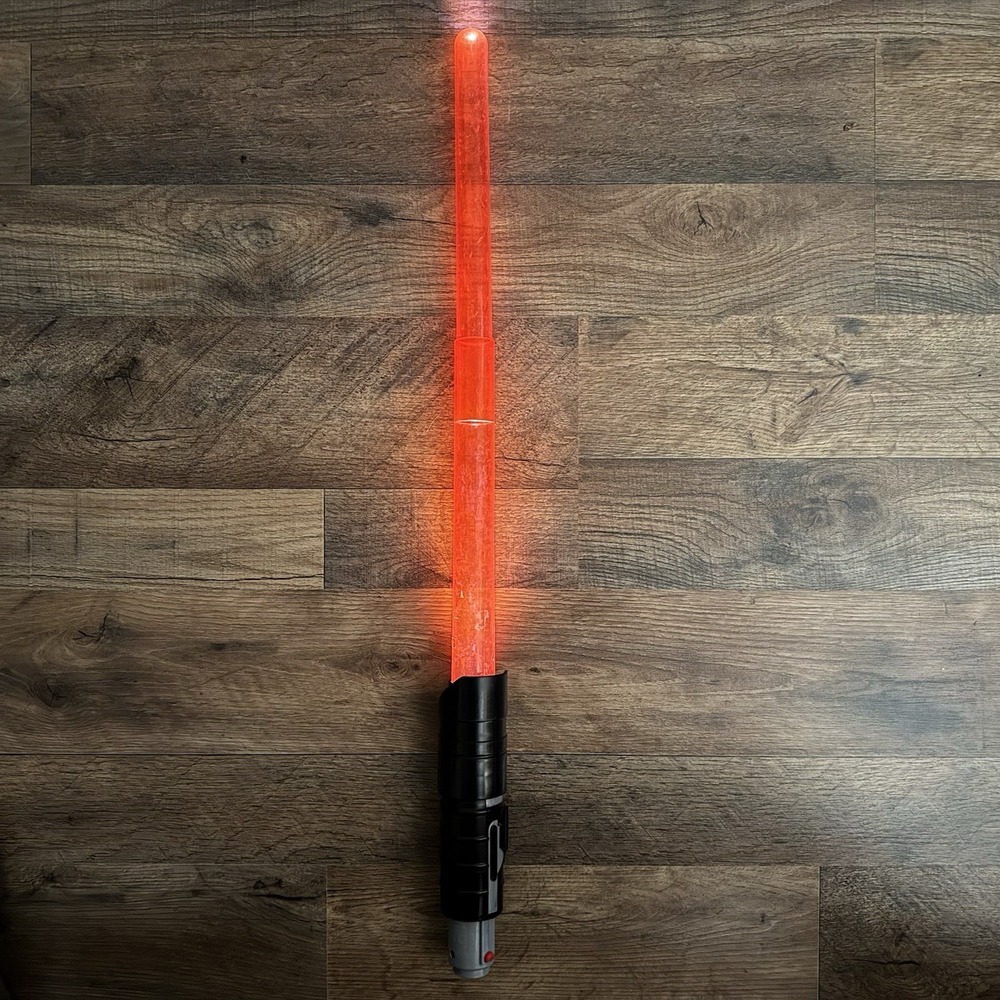 Star Wars Light Saber Unisex OS Red Good 2022 Retractable Lucasfilm Hasbro